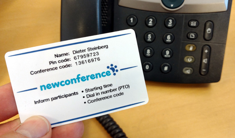 newConference card
